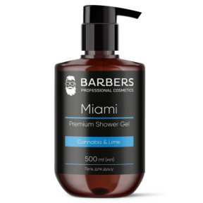 Гель для душу Barbers Miami, 500 мл